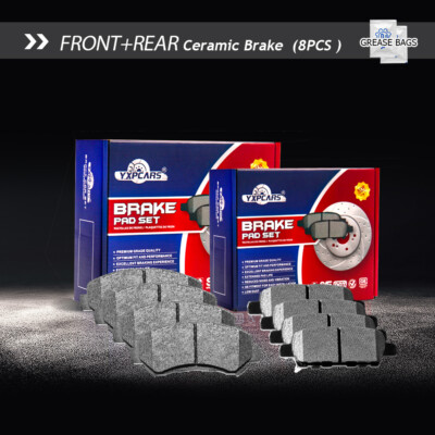 Front & Rear Ceramic Disc Brake Pads For Nissan Maxima Rogue Juke Sentra X-Trail