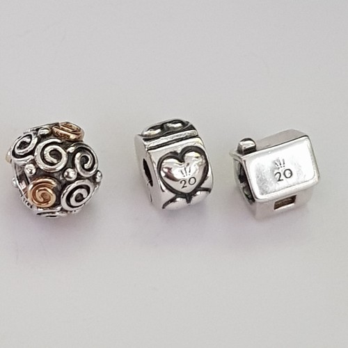 Genuine Pandora 20th anniversary Full set 12 Charms, certificates & Jewelry Box - Bild 11 von 13