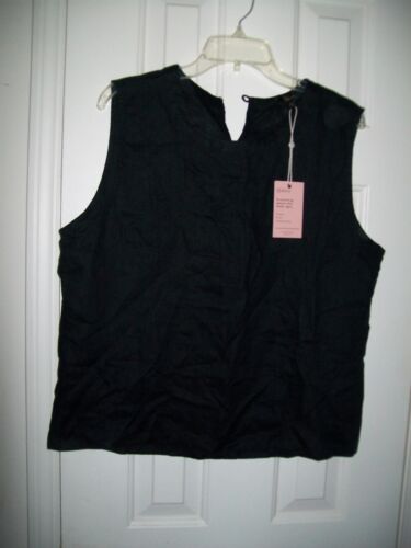 Women's Linen Navy Tank Top Size S New by Quince