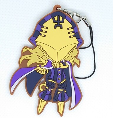 Fate Apocrypha Avicebron Caster of Black Rubber Strap Keychain ...