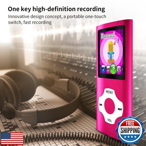 Reproductor de MP3 Mymahdi Reproductor de Música Portátil, Pantalla LCD de 1.8 Pulgadas con Video/Voz - Imagen 2 de 5