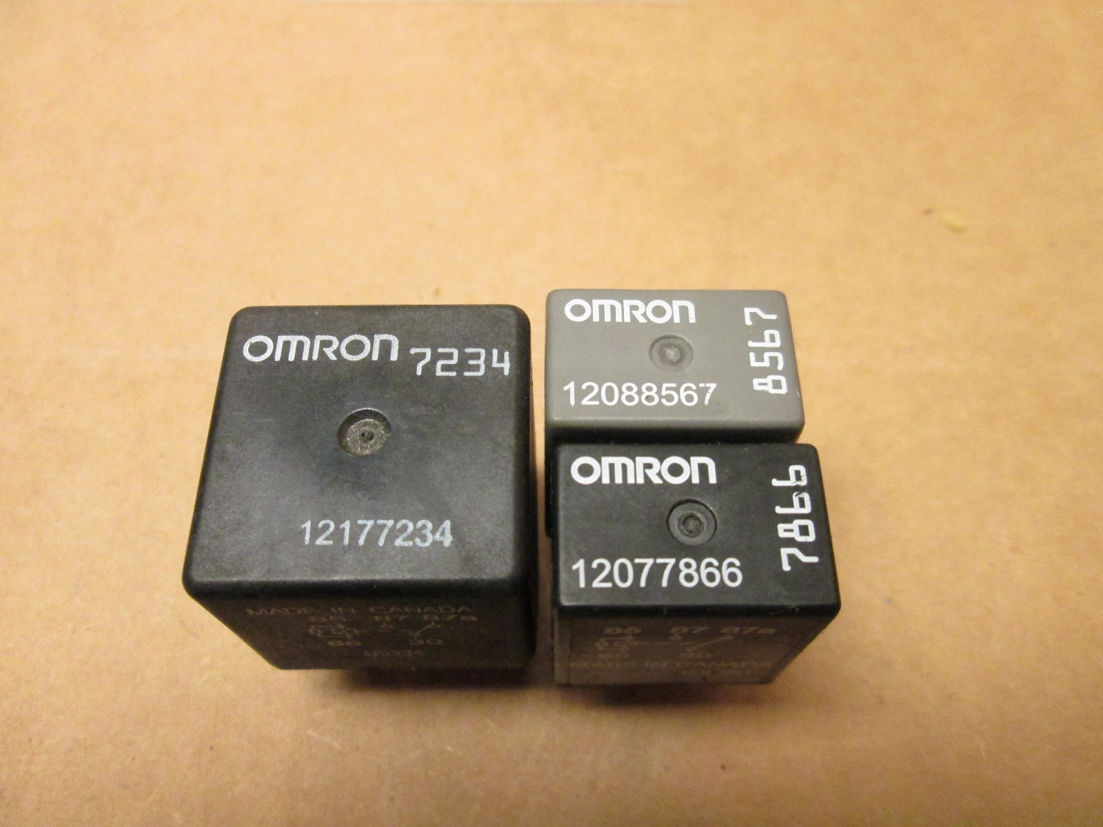 OMRON 7234 GM FAN RELAY 12177234 & 12077866 & 12088567 RELAY eBay