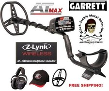 Garrett AT max Metal Detector. Includes Z-Link Wireless HP- Auth Dealer 1142060