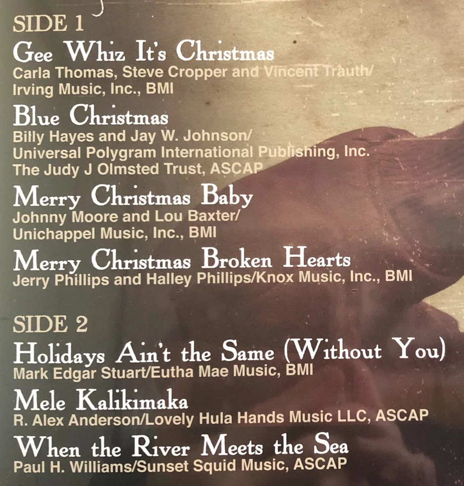 MEMPHIS UKULELE BAND - Holidays Ain't The Same (Sealed Colored Vinyl, 2021) - Image 3 of 4