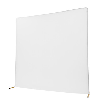 Wedding Backdrop Stand Metal Background Decoration Set & White Cloth Cover