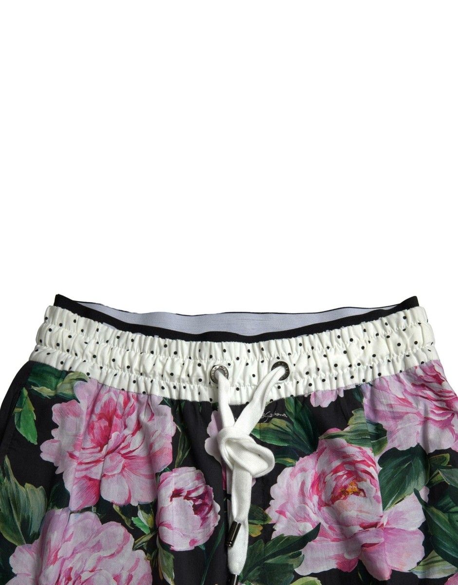 Dolce & Gabbana Multicolor Peony Joggers Cotton Men Pants | eBay