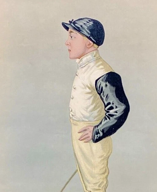 Jockey Druck Fred Barrett Original Vanity Fair von Lib 1889  - Bild 2 von 4