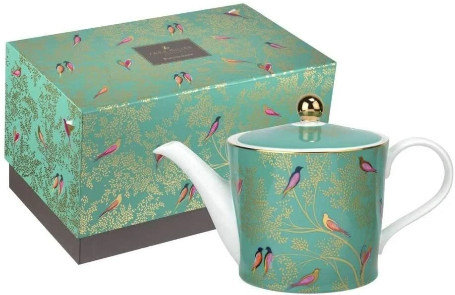 Tetera Portmeirion Sara Miller 2 Pintas, Colección Chelsea Londres - Verde Foto 2 de 4