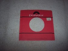 RED POLYDOR RECORDS 7 INCH 45 RPM ORIGINAL SLEEVE ONLY NO SPLITS 309