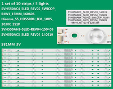 LED Backlight For Insignia NS-55D510NA17 Sharp LC-55LB481U Hisense 55H5C 55H6B