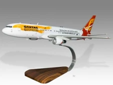 Boeing 767-300 Qantas United Fans Around The World  Desk Wood Model Large 1/130