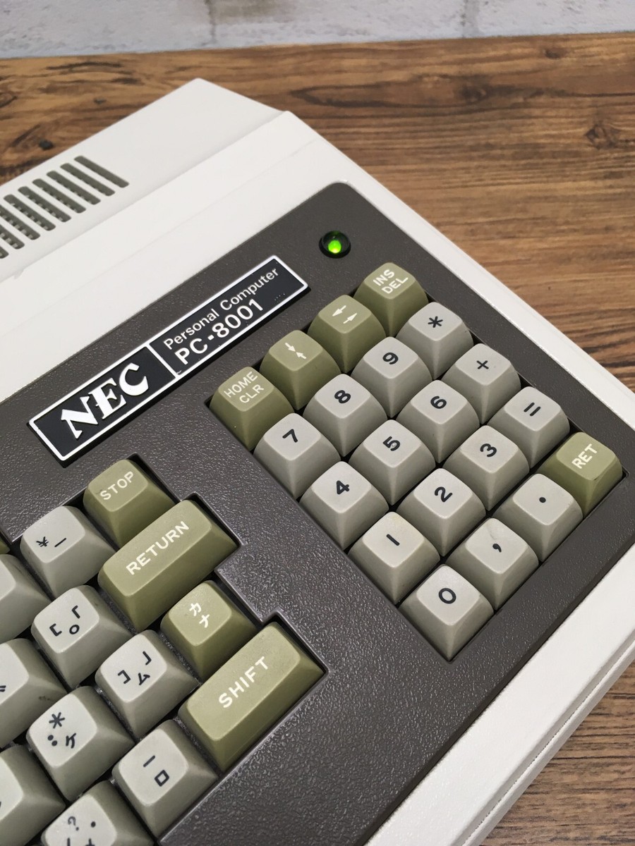 Excellent] NEC PC-8001 personal computer key board power checked