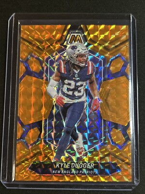 🔥Kyle Dugger 2024 Panini Mosaic #153 Orange 063/199 New England Patriots