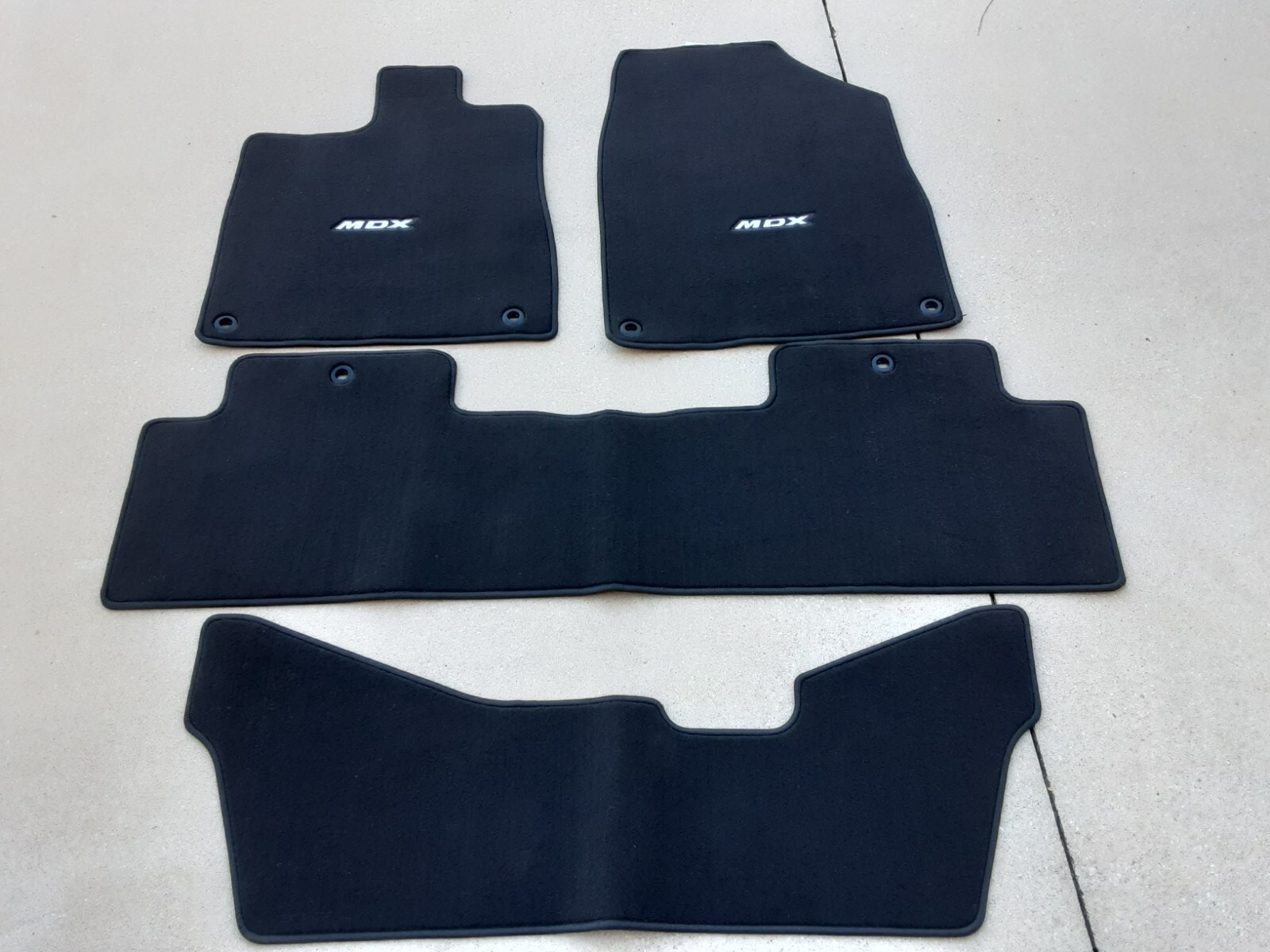 20142020 ACURA MDX CARPET FLOOR MAT SET OF 4 BLACK MATS OEM 83600TZ5 eBay