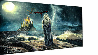 Leinwand GoT Game of Thrones khaleesi Bilder - Hochwertiger Kunstdruck 