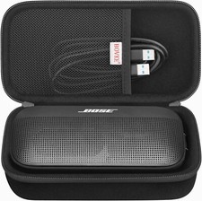 Black Hard Travel Speaker Case for Bose Soundlink Portable Flex Bluetooth
