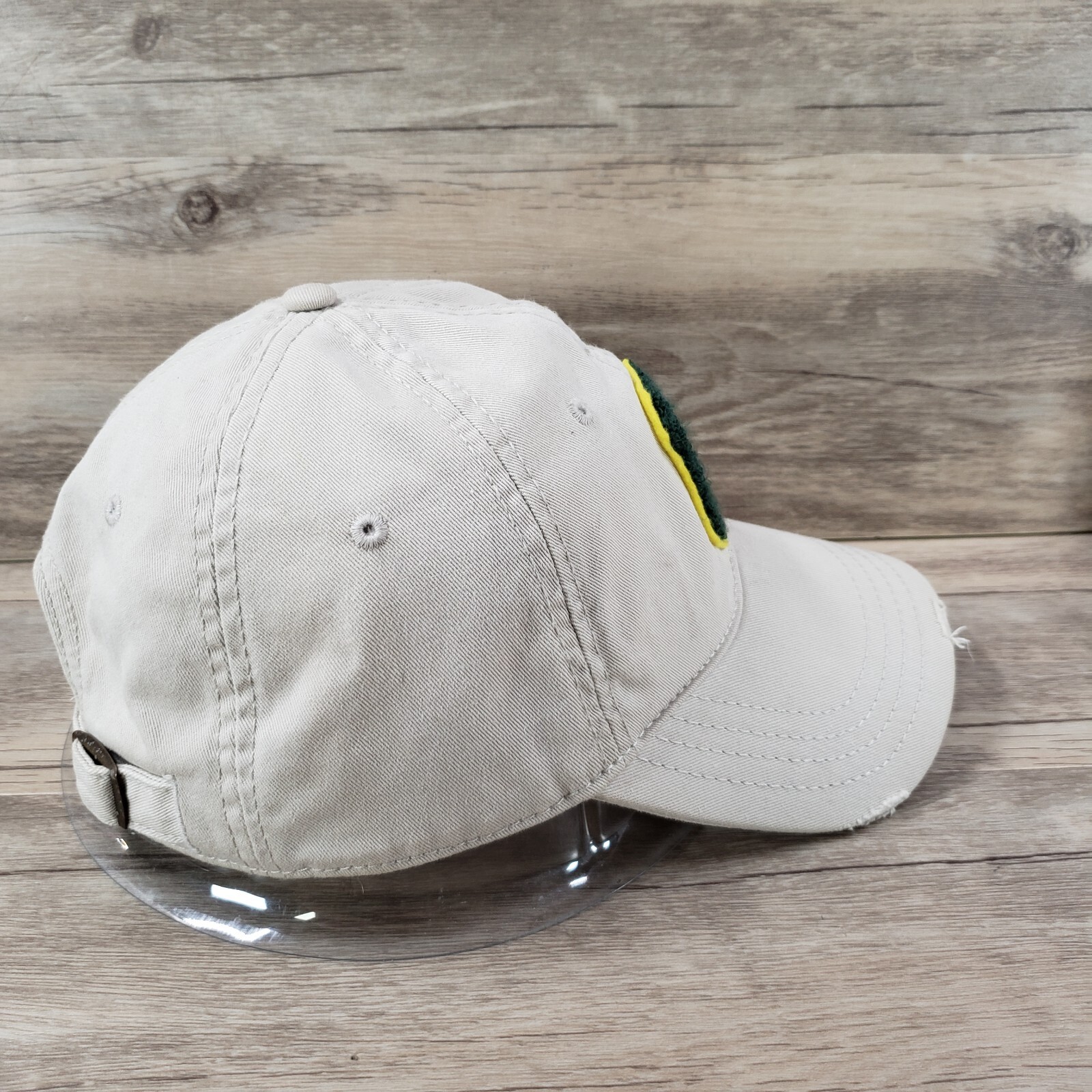 G Lettered Hat Cap Strap Back Initial Patch Beige… - image 3