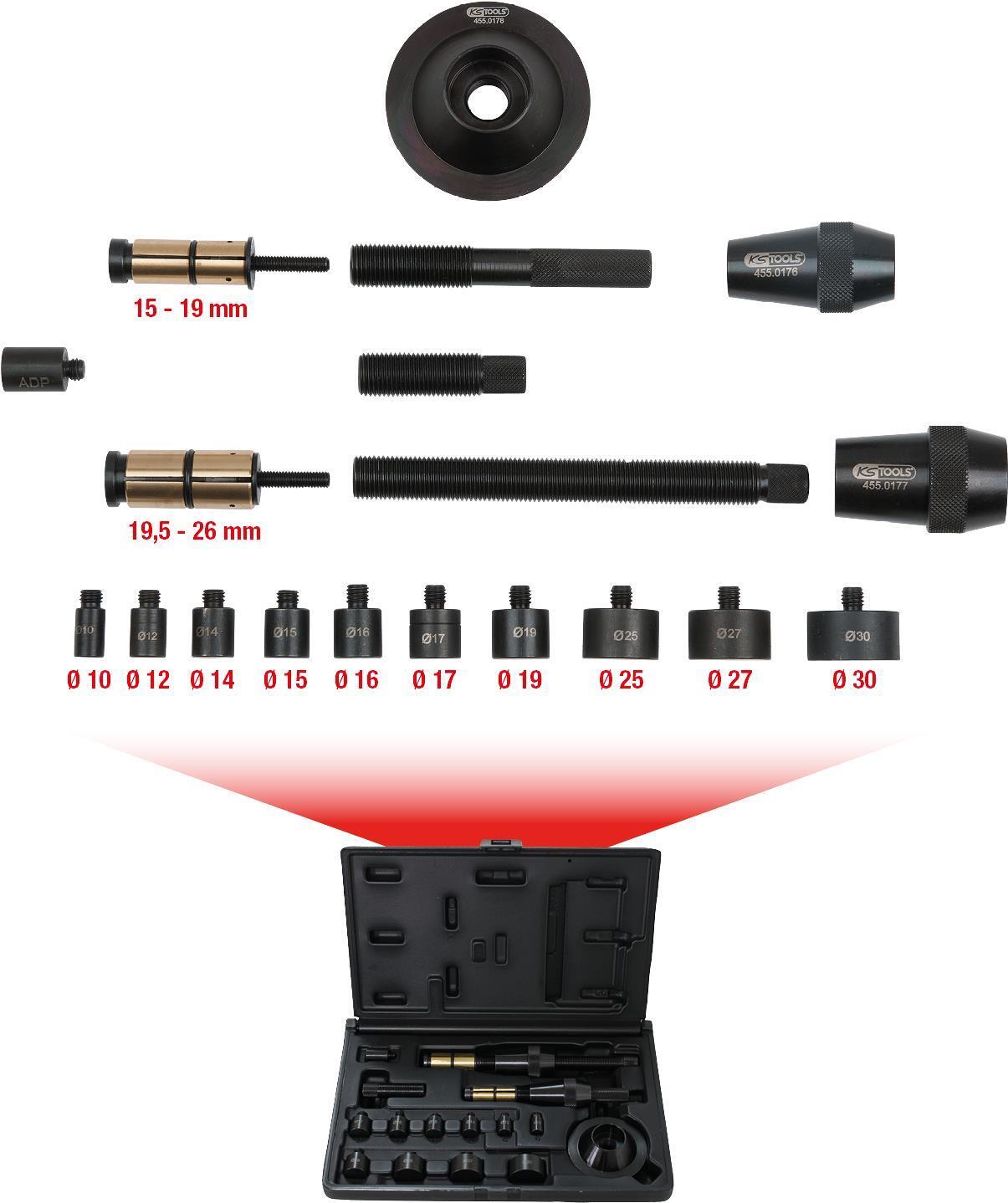 Ks Tools 1481395 KS TOOLS Universal-Kupplungs-Zentrier-Werkzeug-Satz Ã˜ 15,0 26,