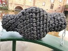 Rope Tipcat Fender Bow Narrowboat Barge Canal Boat Rubber Core