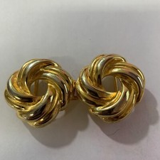 Vintage Belt Buckle Dotty Smith Large Chunky Gold Tone