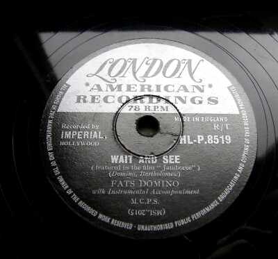 0925/ FATS DOMINO-Wait and see -  I still love you-JUKEBOX-HITS-78rpm Schellack