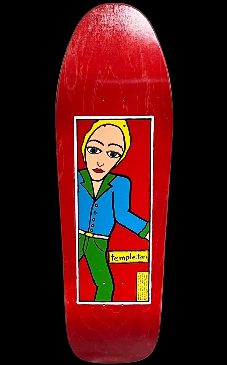 絶版‼️ Ed Templeton: Coming to grips TOY MACHINE ED TEMPLETON CHARRED CROSS SHAPED DECK 9.0 X
