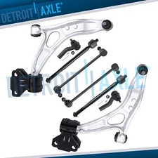 Front Lower Control Arms Sway Bar Link Tie Rods for 2012 - 2018 Ford Focus C-Max
