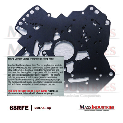 68RFE Transmission Pump Plate HD by RevMax 68RFE-903 fits RAM with