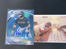 Nick Gonzales Pirates Auto Signed 2020 1st Bowman Chrome Glimpses of Greatness .