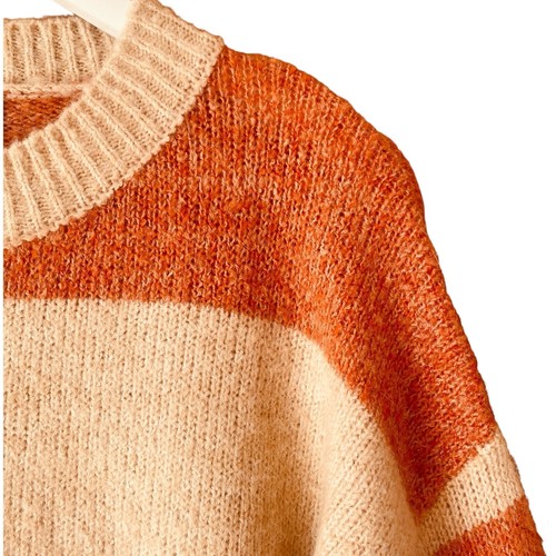 Miracle Jumper Womens Size S/M Multicoloured Striped Wool Mix Souffle - Foto 4 di 19
