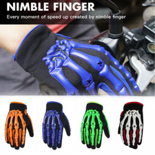 Skeleton Cycling Gloves Motocross Gloves Motorcycle BMX MX ATV Dirt Bike Bicycle