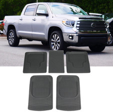 5pcs Xpe Full Set Carpets Car Floor Mats Non-slip All Weather For Toyota Tundra