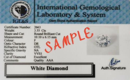 A Gorgeous 1 ct Lab Created White Diamond Ring 925 VVS1 Clarity AAA Certified - Picture 4 of 4