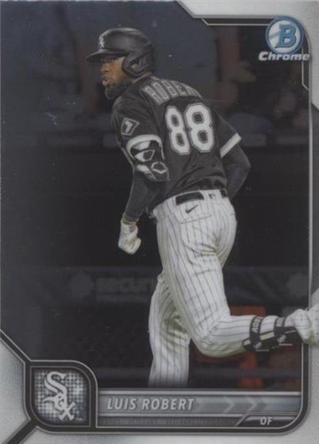 2022 Topps Chrome 1987 35th Anniversary Card of Luis Robert- White