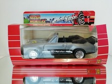 K TOY PORSCHE CORSA TURBO CABRIO FRICTION PLASTIC IN GREY BLACK MINT IN BOX