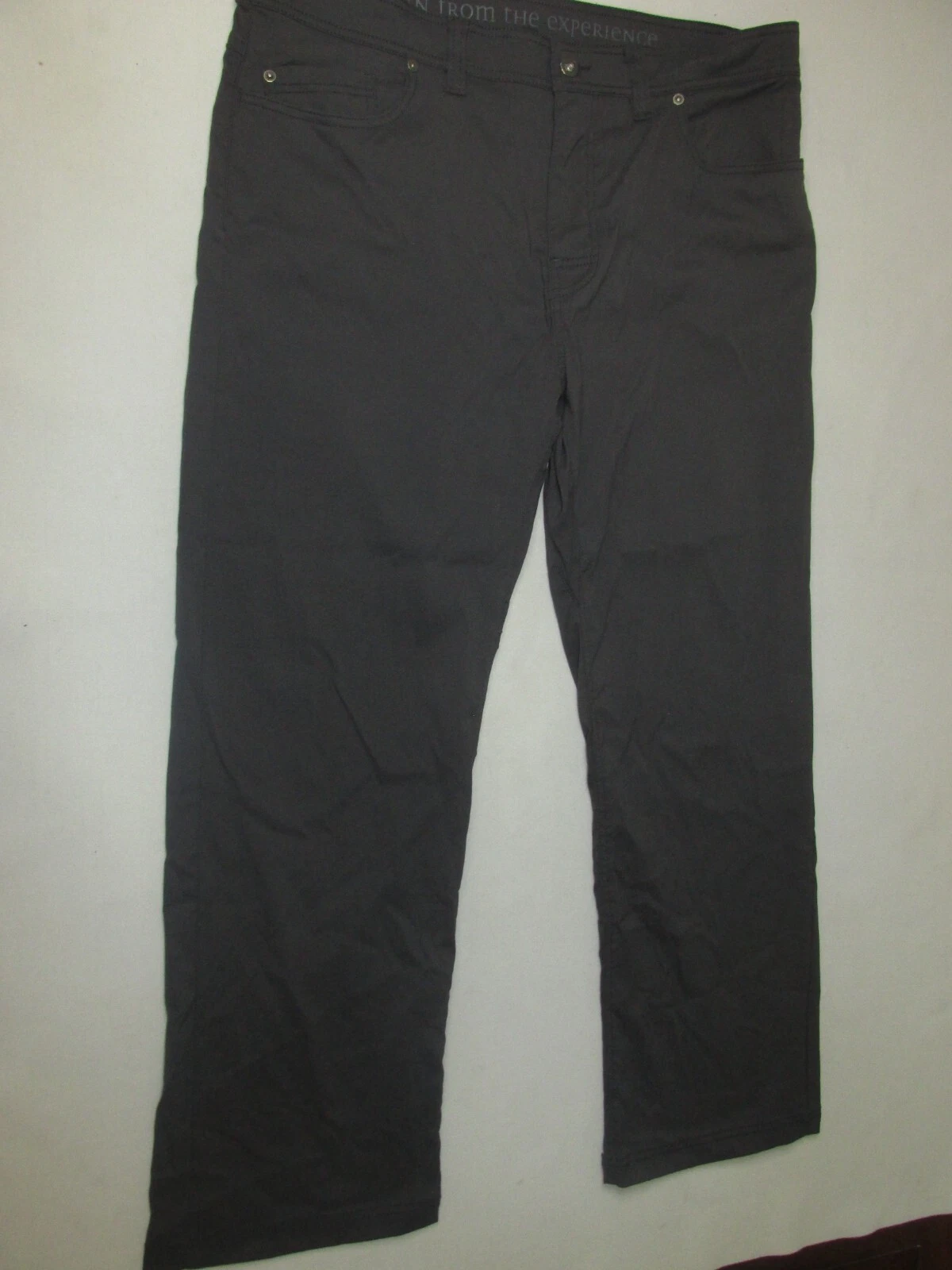 Prana Men's Brion Slim Pant * Dark Iron Gray * 38-30 *