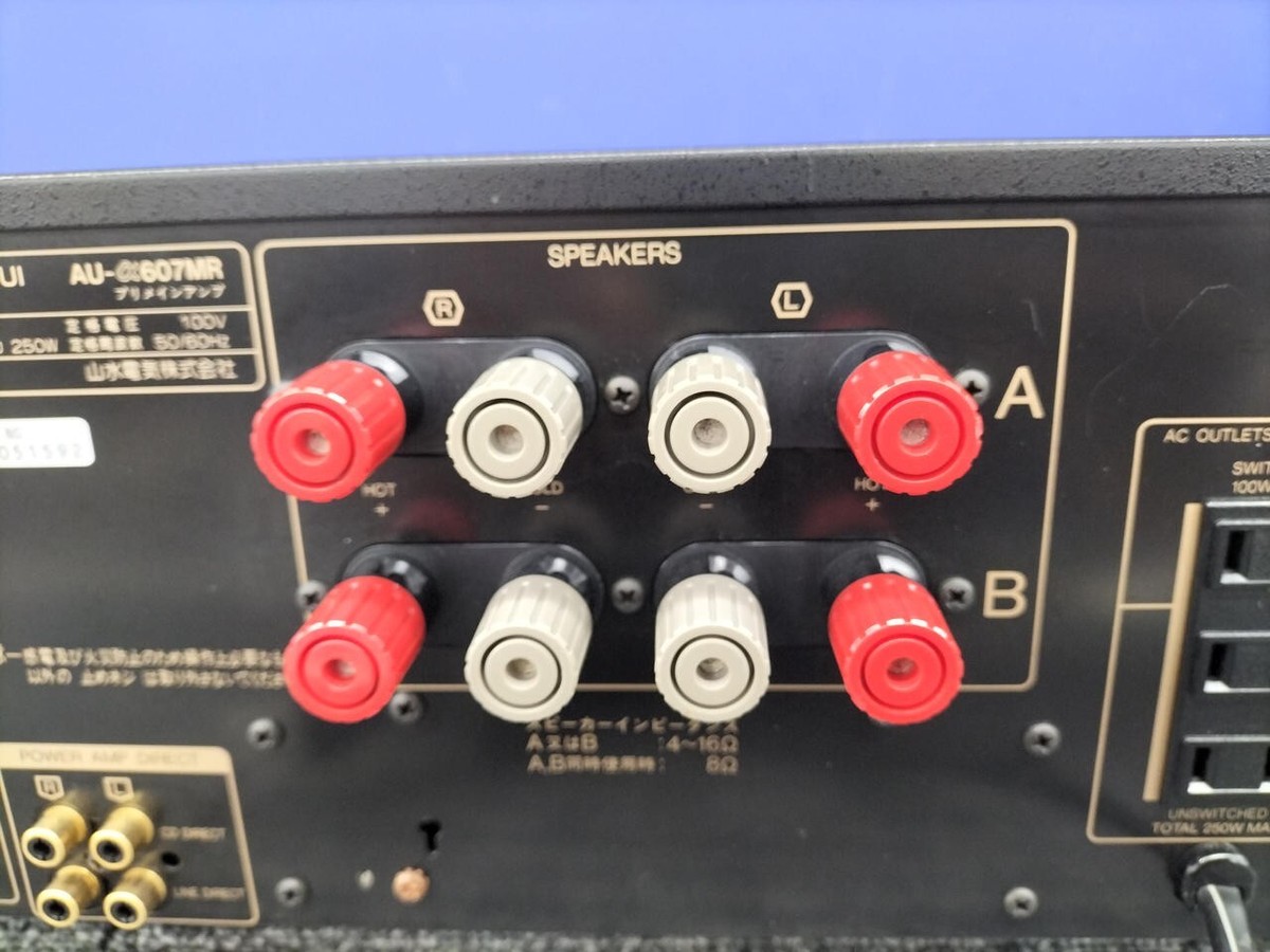 SANSUI AU-ａ607MR SANSUI AU - α 607 mr Specifications SANSUI / Sansui