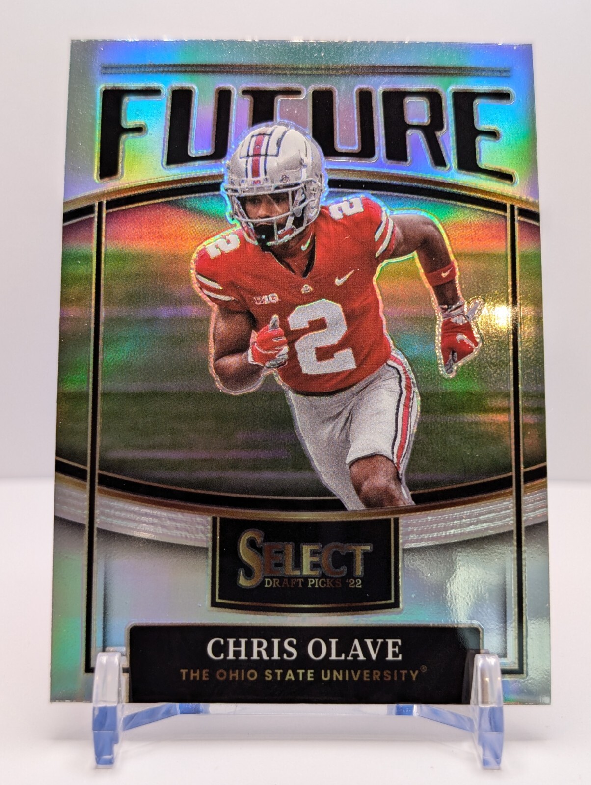 2022 Panini Select Draft Chris Olave #F-CO Future