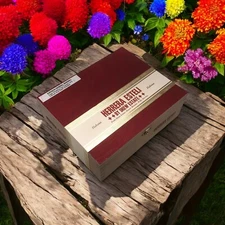 Herrera Esteli Hab Toro Empty Wooden Cigar Box 8.75x7.25x2.75