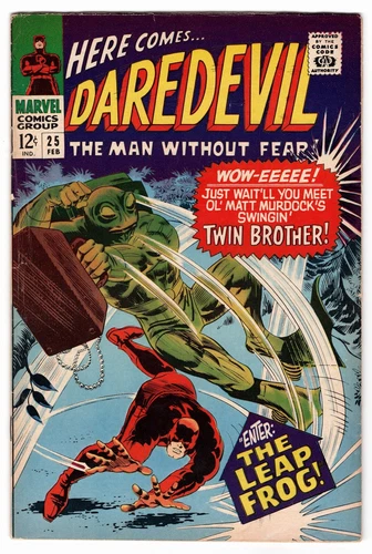 Daredevil Vol 1 No 25 Feb 1967 (FN+) (6.5) Marvel, Silver Age