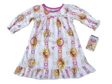 Mädchen Nachthemd Disney Prinzessinnen Fleece Größe 80 Neu mit Etikett