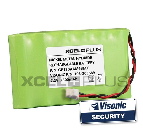 Visonic PowerMaster 30 7.2V 2300mAh Alarm Panel Battery 103-303689 - Picture 7 of 8