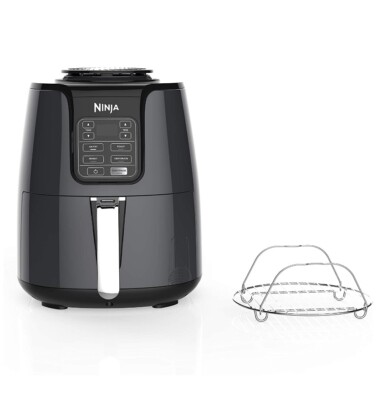 NINJA AF100 Air Fryer that Cooks, Crisps and Dehydrates with 4 NINJA AF100 Air Fryer that Cooks, Crisps and Dehydrates with 4