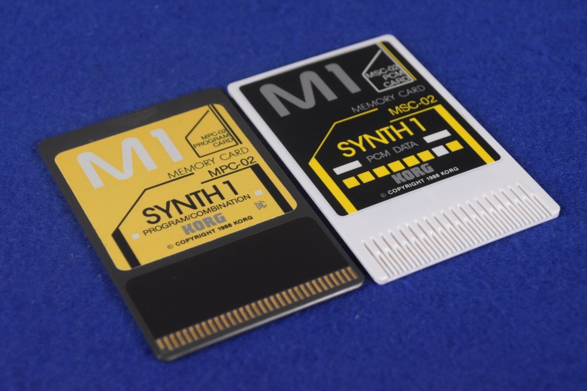 KORG MPC-00S メモリーカード Korg M1 Synth 1 MPC-02 Program & MSC-02 PCM Memory Card For