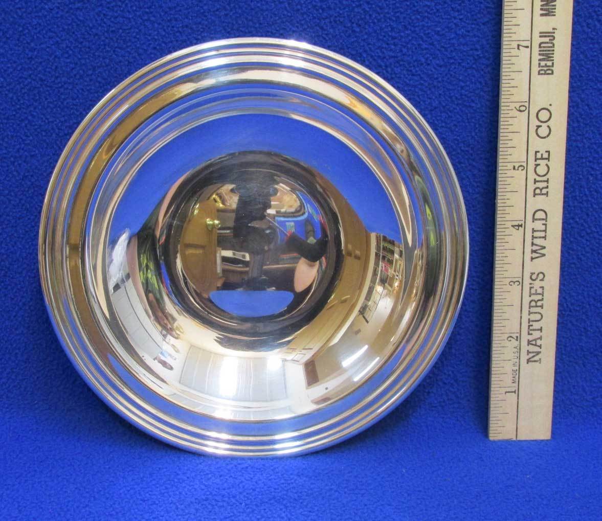 International Silver Co Silver Plated Dish Bowl Round Tray 6448
