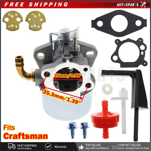 Fits Craftsman Tiller 6.5 HP B&S Engine Model 1214320124E1 Carburetor