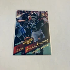 F97980  1995 Superior Pix Autographs #53 Antonio Armstrong/6500