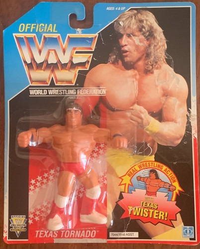 WWF Hasbro Texas Tornado Figure Series 3 1991 USA ...