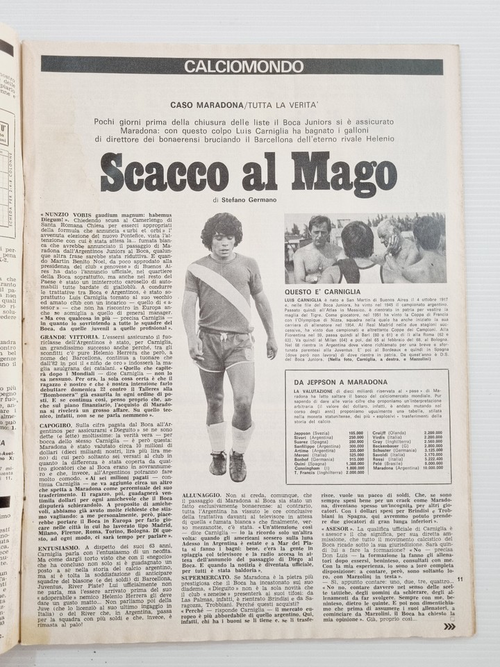 Magazine Guerin Sportivo 6-1981 - Avec Film Rudy Krol, Maradona, Loredana Berte