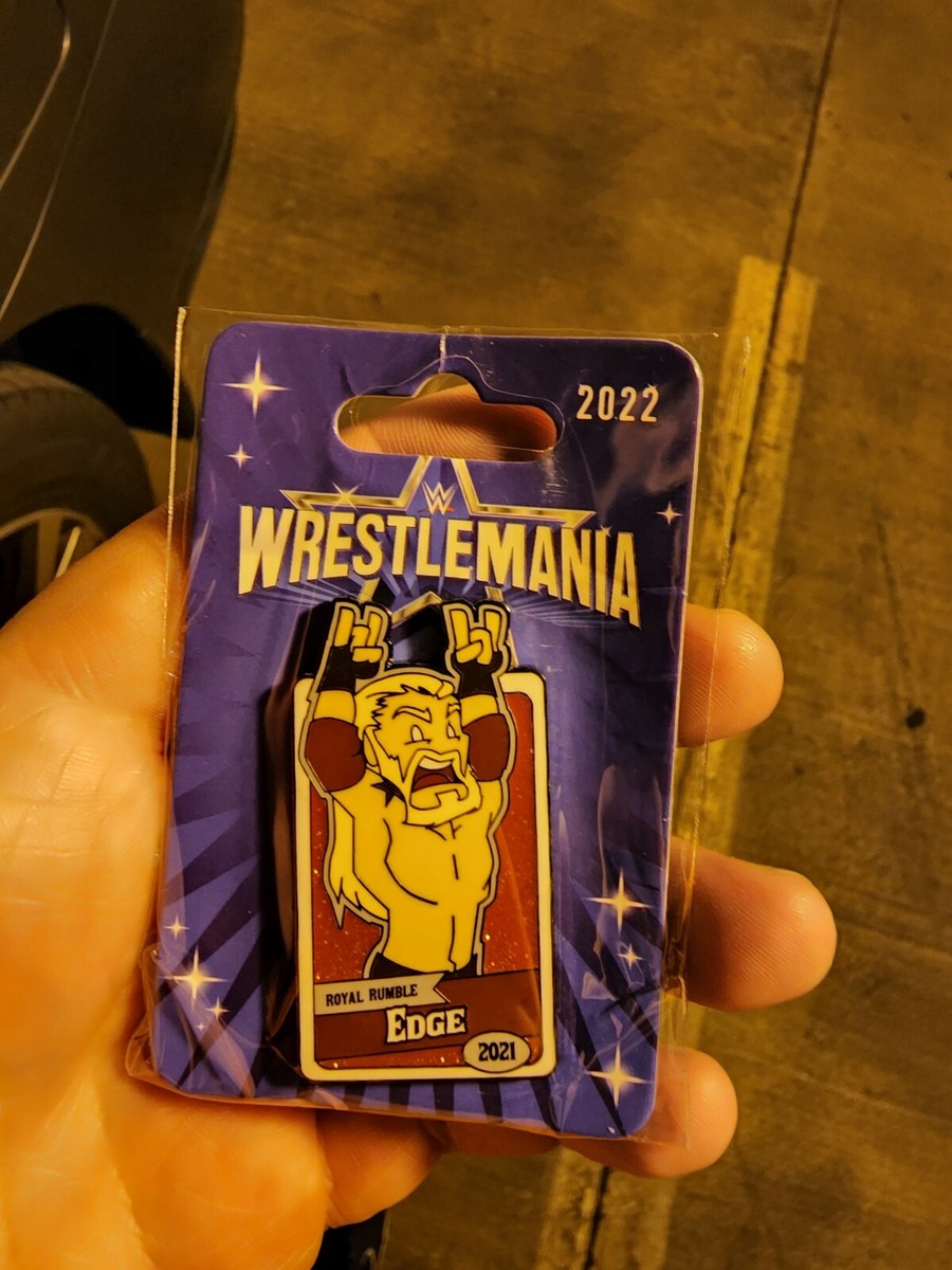 WWE WWF AEW WCW UFC wrestlemania 2021 2022 program I was there pin edge